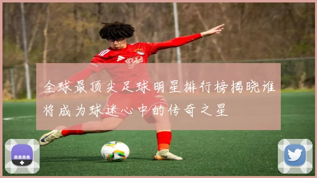 全球最顶尖足球明星排行榜揭晓谁将成为球迷心中的传奇之星